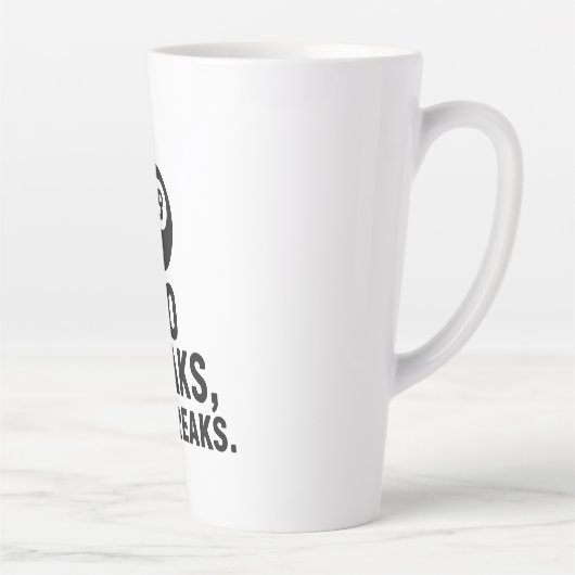 No Breaks Just Breaks Latte Mok (Rechts)