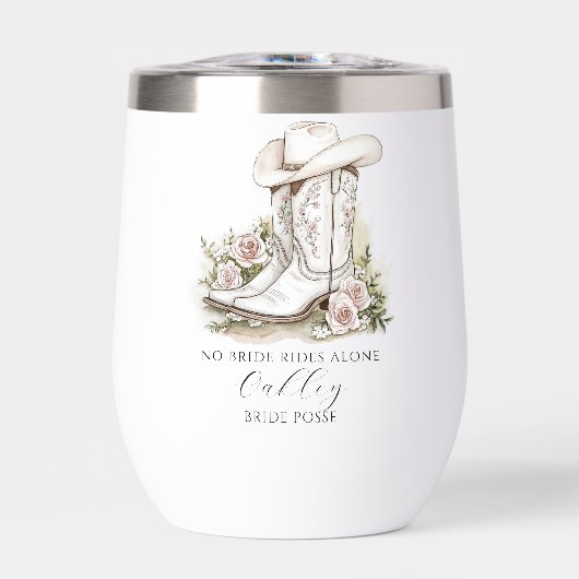 No Bride Rides Alone Boots Cowgirl Pet Custom (Voorkant)