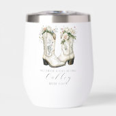 No Bride Rides Alone Floral Cowgirl Boots Custom (Voorkant)