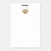No Bull Funny Brown Cartoon Koe Head Art Post-it® Notes (Voorkant)