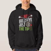 No Bullseye - Grappige darter Hoodie (Voorkant)