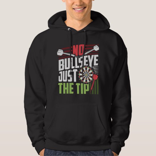 No Bullseye - Grappige darter Hoodie (Voorkant)