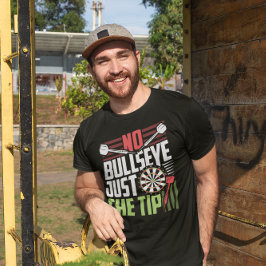 No Bullseye - Grappige darter T-shirt