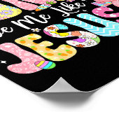 No Bunny Loves Me Like Jesus Christian Easter Day  Poster (Hoek)