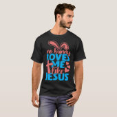 No Bunny Loves Me Like Jesus Christian Religious E T-shirt (Voorkant volledig)