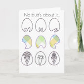 No butt's about it... kaart (Voorkant)