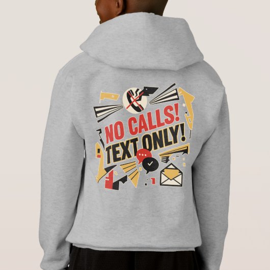 No Calls, Text Only (Achterkant)