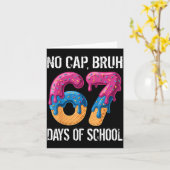 No Cap Bruh 67 Days Of School Ice Cream Drip Boys  Kaart (Gele Bloem)
