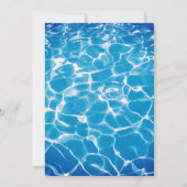 No Cap Bruh Boy Teenager Birthday Pizza Pool Party Kaart (Achterkant)