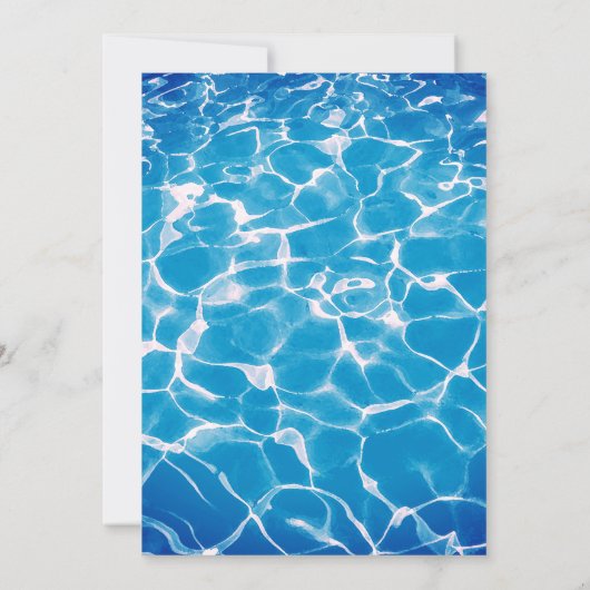 No Cap Bruh Boy Teenager Birthday Pizza Pool Party Kaart (Achterkant)