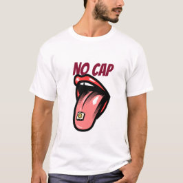 NO CAP creativiteit quote T-shirt