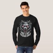 No Cap Sigma Dad Fierce Wolf Graphic for Dads T-shirt (Voorkant volledig)
