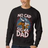 No Cap Sigma Dad Viking Graphic Tee for Fathers Trui (Voorkant)