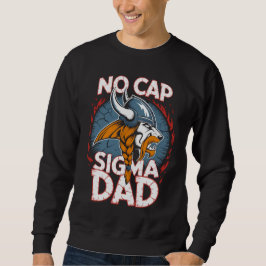 No Cap Sigma Dad Viking Graphic Tee for Fathers Trui