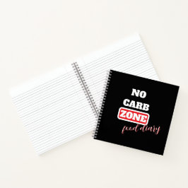 No Carb Zone (voedseldagboek) Notitieboek