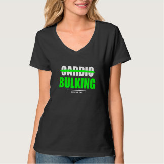 No Cardio Bulking Gym Fitness Workout Bodybuilding T-shirt