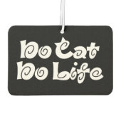 No Cat No Life Air Freshener Luchtverfrisser (Achterkant)