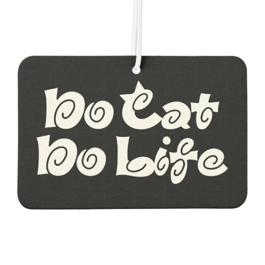 No Cat No Life Air Freshener Luchtverfrisser (Achterkant)
