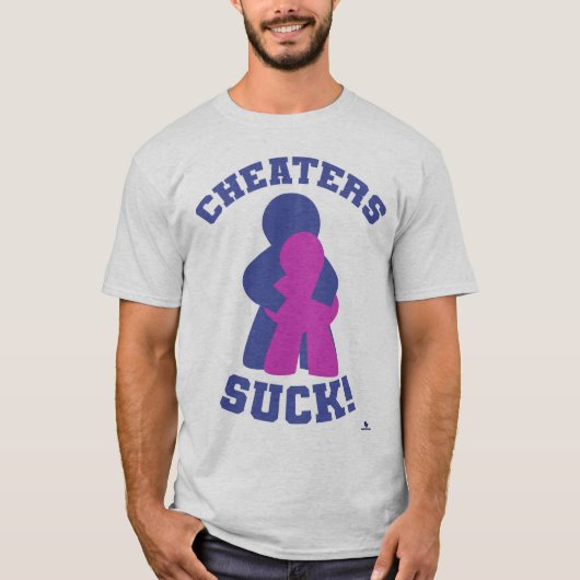 No Cheaters Funny Board Gamer Design T-shirt (Voorkant)