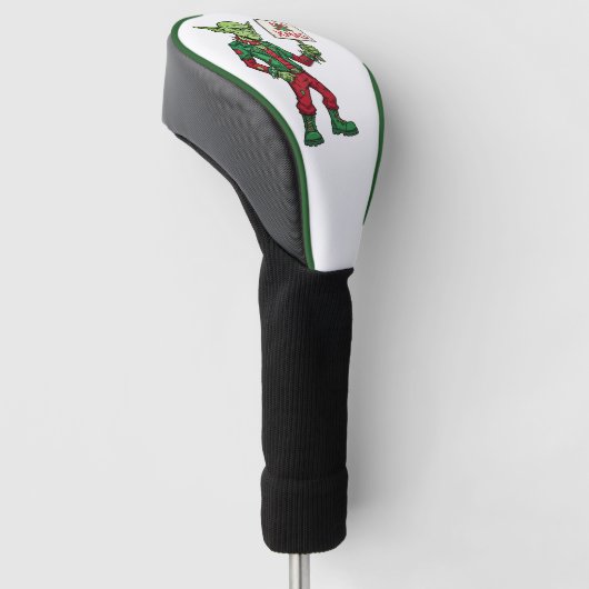 No Christmas – Rebel Alien Style Golfheadcover (Schuin)