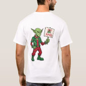 No Christmas – Rebel Alien Style T-shirt (Achterkant)