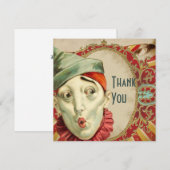 No Clowning Birthday Thank You Bedankkaart (Voorkant / Achterkant)