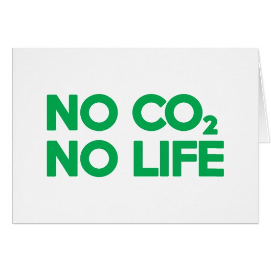 NO CO2 NO LIFE-KAART (Voorkant Horizontaal)