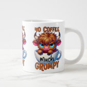 No Coffee Much Grumpy  Grote Koffiekop (Rechts)