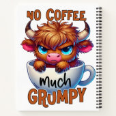 No Coffee Much Grumpy Notitieboek (Achterkant)