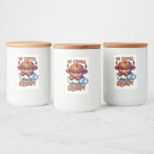 No Coffee Much Grumpy  Voedselcontainer Etiket (Flessen)