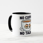 No Coffee, No Talkie Mok (Voorkant links)