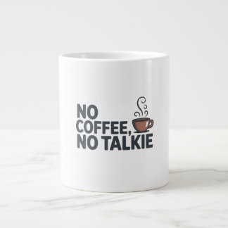 No Coffee No Talkie Mok – Funny Coffee Quote Gift