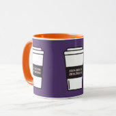 "No Coffee No Torah" Joodse Humor Coffee Mok (Voorkant links)