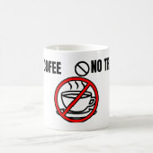No Coffee No Trading Minimal Humor Design Koffiemok (Center)