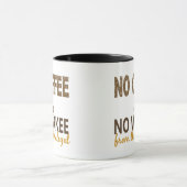 No Coffee No Workee Paralegal Mok (Midden)