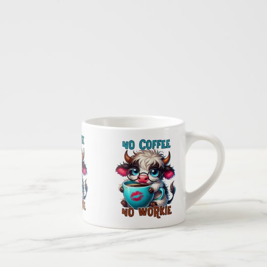 No Coffee No Workie  Espresso Kop (Rechts)
