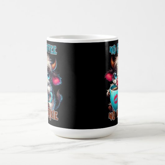 No Coffee No Workie  Koffiemok (Center)