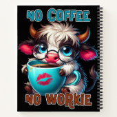 No Coffee No Workie Notitieboek (Achterkant)