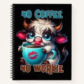 No Coffee No Workie Notitieboek (Voorkant)
