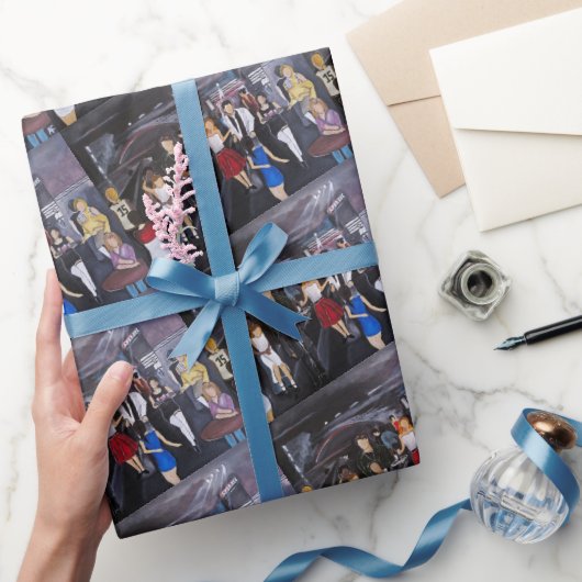 No Control Painting by Alfred Fox Cadeaupapier (Geschenken)