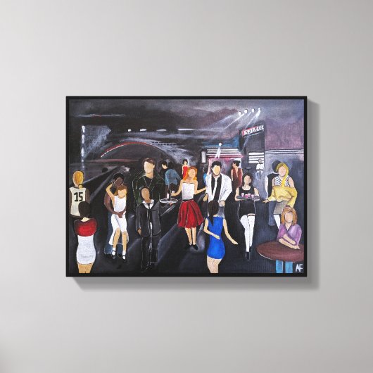 No Control Painting by Alfred Fox Canvas Afdruk (Voorkant)