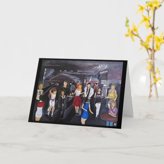 No Control Painting by Alfred Fox Kaart (Gele Bloem)