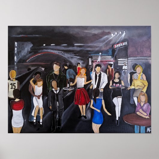 No Control Schilderij van Alfred Fox Poster (Voorkant)