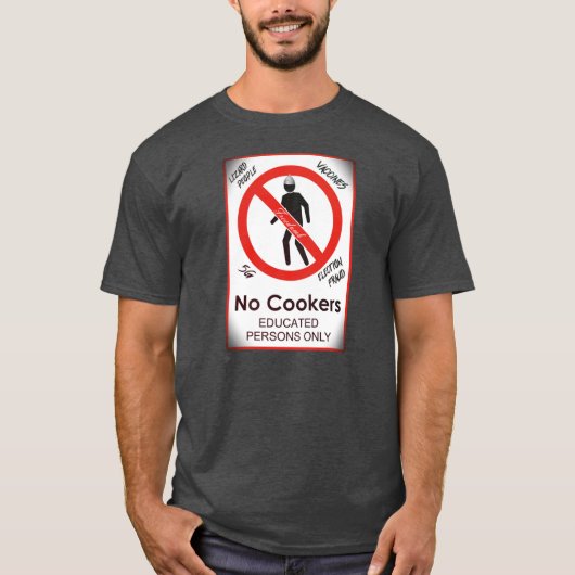 No Cookers vintage boy T-shirt (Voorkant)