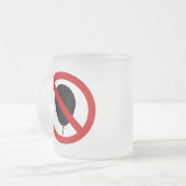 NO Cry Babies & NO Balloon ⚠ Thai Signs ⚠ Matglas Koffiemok (Voorkant links)