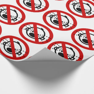 NO Cry Babies ⚠ Thai Airport Sign ⚠ Cadeaupapier
