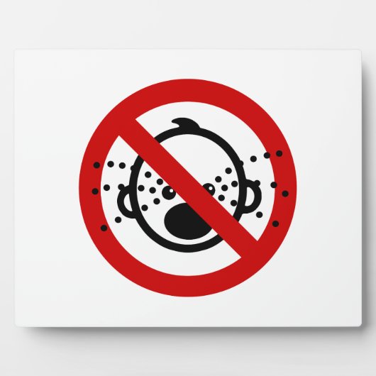 NO Cry Babies ⚠ Thai Airport Sign ⚠ Fotoplaat (Voorkant)