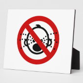 NO Cry Babies ⚠ Thai Airport Sign ⚠ Fotoplaat (Zijkant)