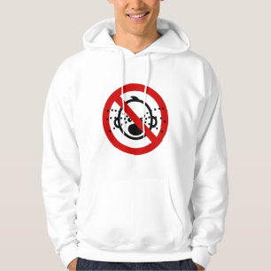 NO Cry Babies ⚠ Thai Airport Sign ⚠ Hoodie
