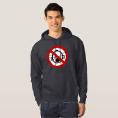 NO Cry Babies ⚠ Thai Airport Sign ⚠ Hoodie (Voorkant volledig)